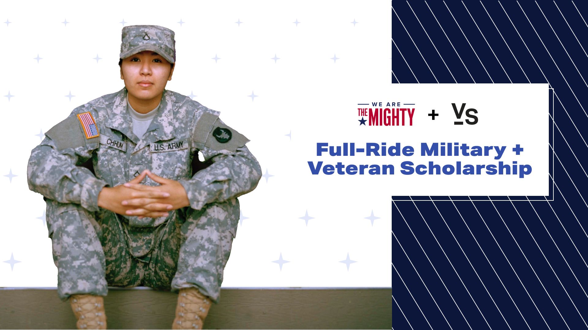 Full-Ride Military + Veteran Scholarship Now Available