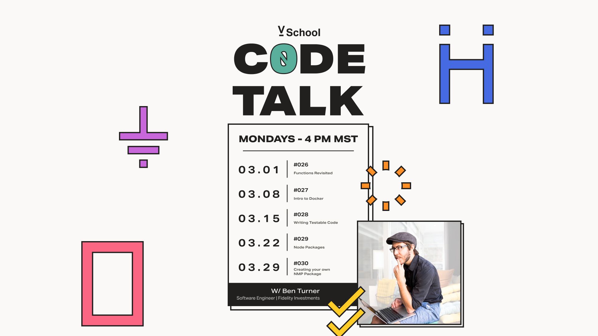 Code Talk March Events